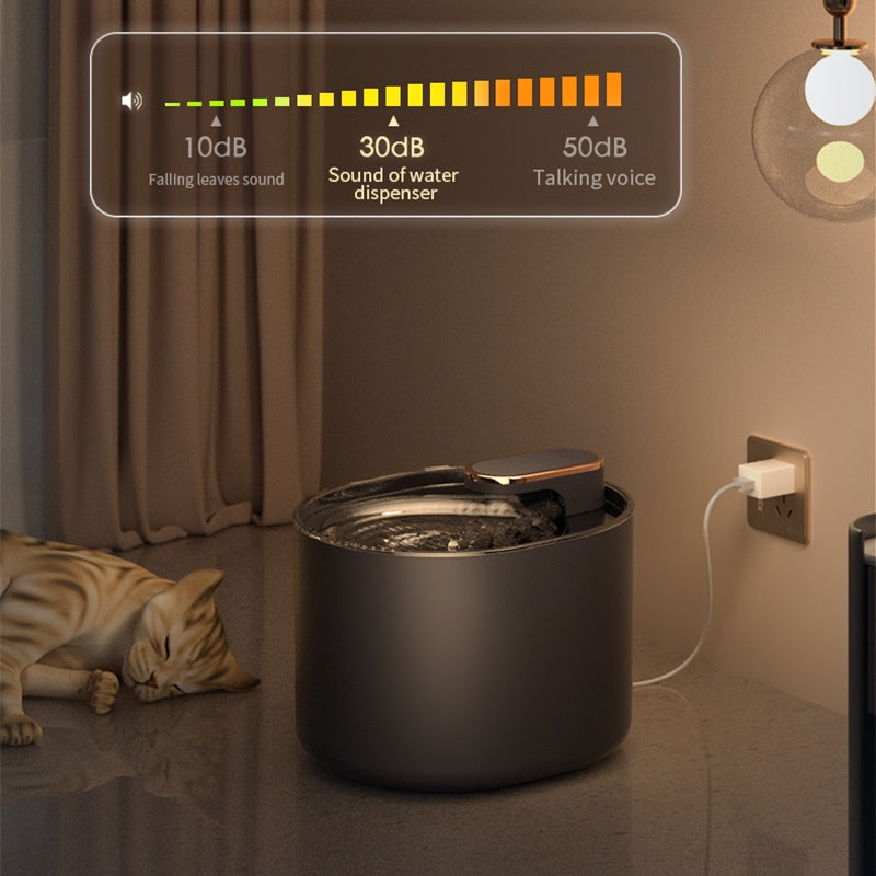 Automatic Pet Water Fountain & Feeder - 3L with Filter